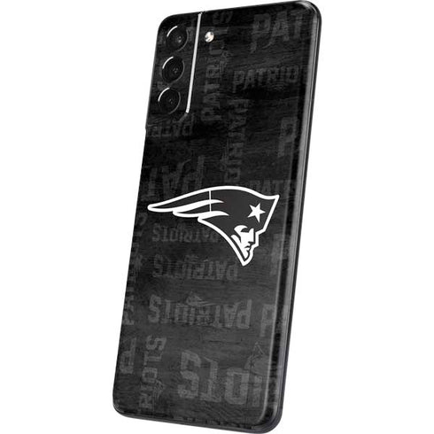 NFL New England Patriots Black & White Galaxy S21 5G Skin