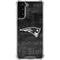 NFL New England Patriots Black & White Galaxy S21 FE Clear Case