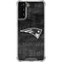 NFL New England Patriots Black & White Galaxy S21 Plus 5G Clear Case