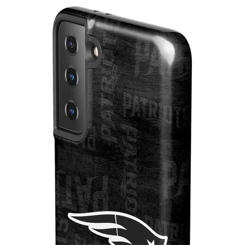 NFL New England Patriots Black & White Galaxy S21 Plus 5G Pro Case