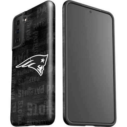 NFL New England Patriots Black & White Galaxy S21 Plus 5G Pro Case
