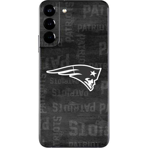 NFL New England Patriots Black & White Galaxy S22 Plus Skin
