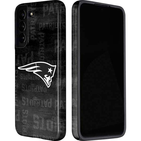NFL New England Patriots Black & White Galaxy S22 Pro Case