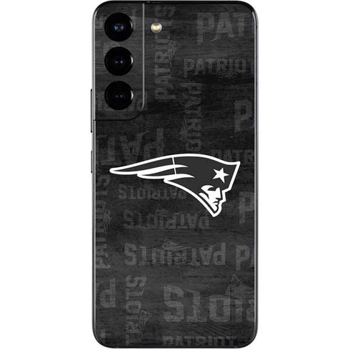 NFL New England Patriots Black & White Galaxy S22 Skin
