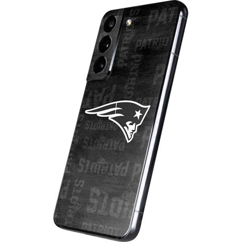NFL New England Patriots Black & White Galaxy S22 Skin