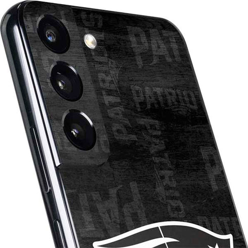 NFL New England Patriots Black & White Galaxy S22 Skin