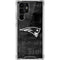 NFL New England Patriots Black & White Galaxy S22 Ultra Clear Case