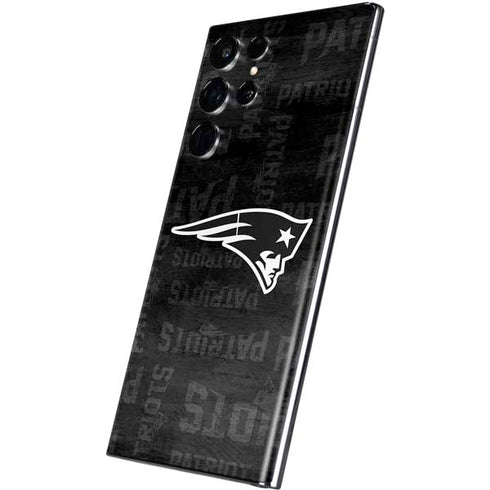NFL New England Patriots Black & White Galaxy S22 Ultra Skin