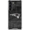 NFL New England Patriots Black & White Galaxy S23 Clear Case
