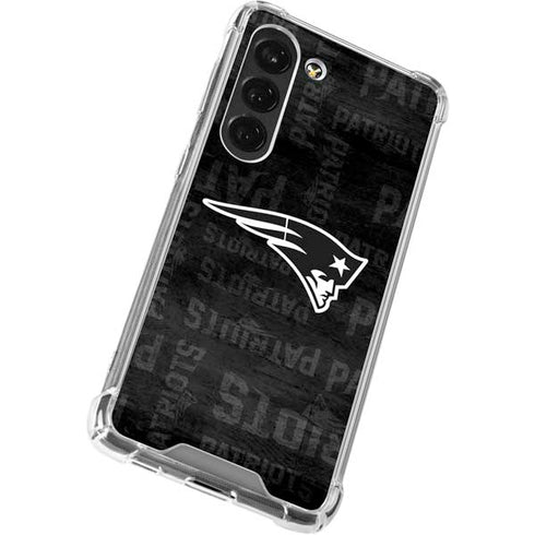NFL New England Patriots Black & White Galaxy S23 Clear Case