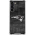NFL New England Patriots Black & White Galaxy S23 Plus Clear Case