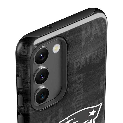 NFL New England Patriots Black & White Galaxy S23 Plus Pro Case