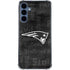 NFL New England Patriots Black & White Galaxy S24 Clear Case