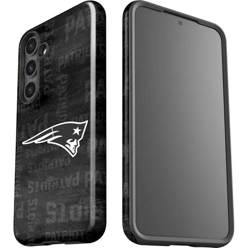 NFL New England Patriots Black & White Galaxy S24 Impact Case