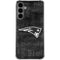 NFL New England Patriots Black & White Galaxy S24 Plus Clear Case