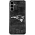 NFL New England Patriots Black & White Galaxy S24 Plus Clear Case