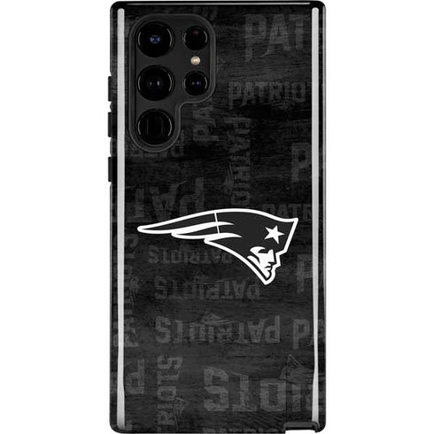 NFL New England Patriots Black & White Galaxy S24 Ultra Impact Case