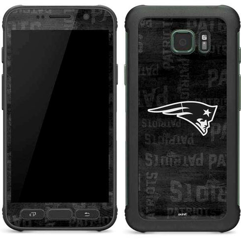 NFL New England Patriots Black & White Galaxy S7 Active Skin
