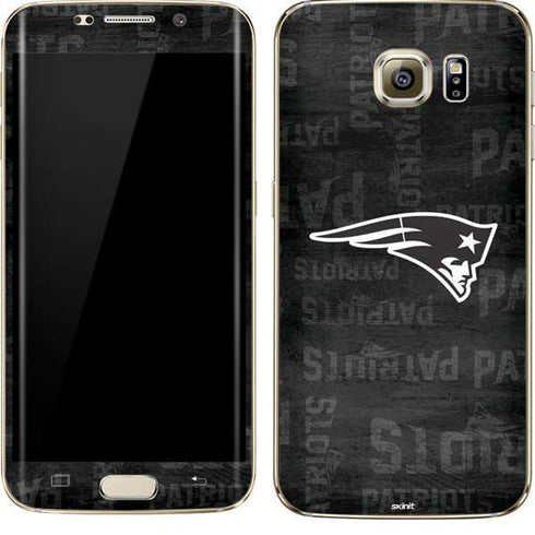 NFL New England Patriots Black & White Galaxy S7 Edge Skin