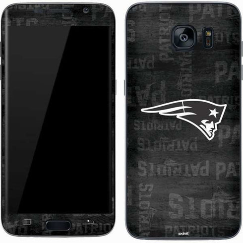 NFL New England Patriots Black & White Galaxy S7 Skin