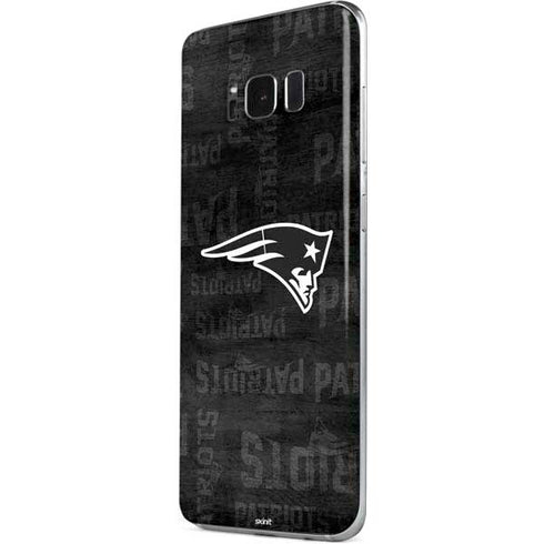 NFL New England Patriots Black & White Galaxy S8 Skin