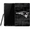 NFL New England Patriots Black & White Samsung Galaxy Tab Skin