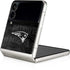 NFL New England Patriots Black & White Galaxy Z Flip3 5G Skin
