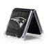 NFL New England Patriots Black & White Galaxy Z Flip5 5G Clear Case
