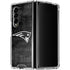 NFL New England Patriots Black & White Galaxy Z Fold4 5G Clear Case