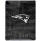 NFL New England Patriots Black & White iPad Pro 12.9in (2020) Clear Case