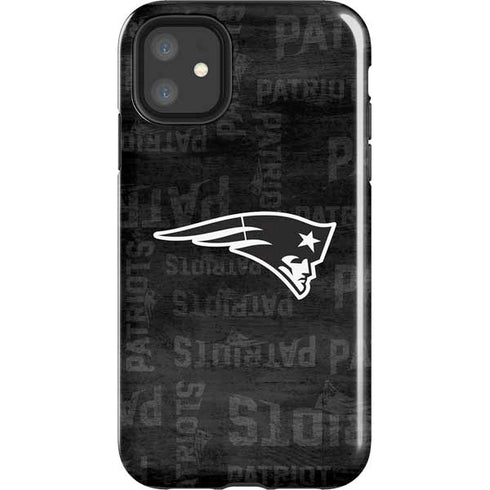 NFL New England Patriots Black & White iPhone 11 Impact Case