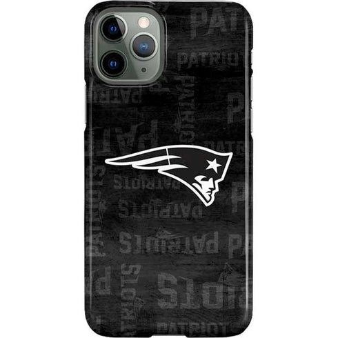 NFL New England Patriots Black & White iPhone 11 Pro Lite Case
