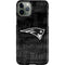NFL New England Patriots Black & White iPhone 11 Pro Lite Case