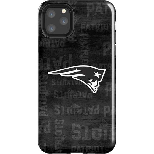 NFL New England Patriots Black & White iPhone 11 Pro Max Impact Case