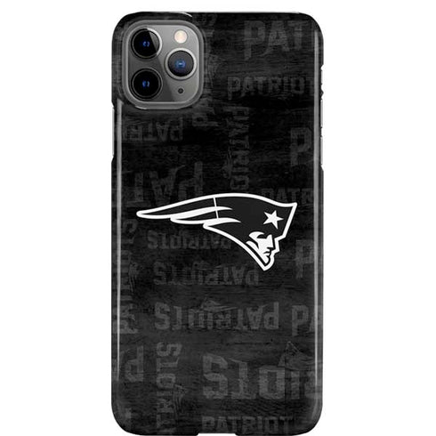NFL New England Patriots Black & White iPhone 11 Pro Max Lite Case