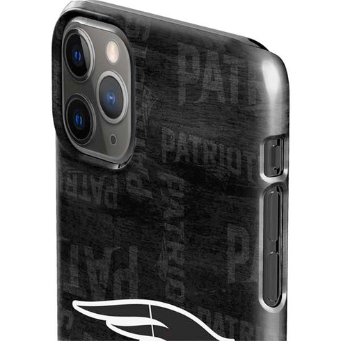 NFL New England Patriots Black & White iPhone 11 Pro Max Lite Case