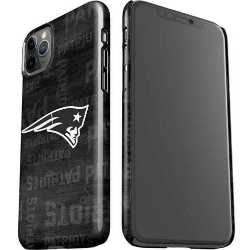 NFL New England Patriots Black & White iPhone 11 Pro Max Lite Case