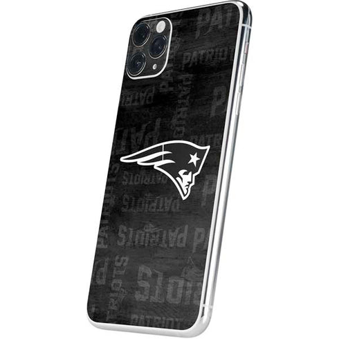 NFL New England Patriots Black & White iPhone 11 Pro Max Skin