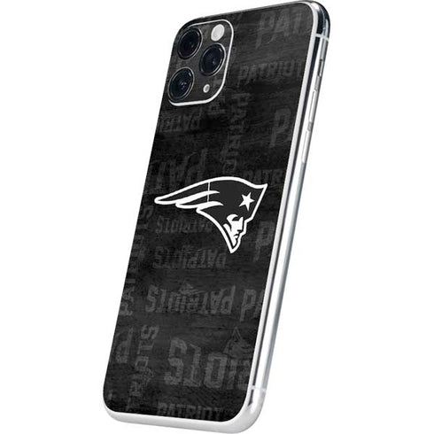 NFL New England Patriots Black & White iPhone 11 Pro Skin