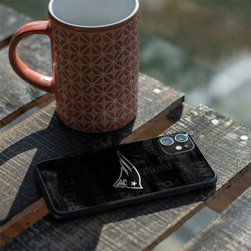 NFL New England Patriots Black & White iPhone 11 Skin