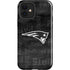 NFL New England Patriots Black & White iPhone 12 Impact Case