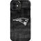 NFL New England Patriots Black & White iPhone 12 Mini Lite Case