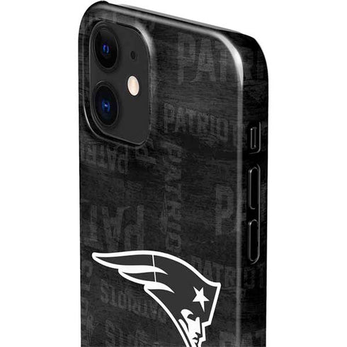 NFL New England Patriots Black & White iPhone 12 Mini Lite Case