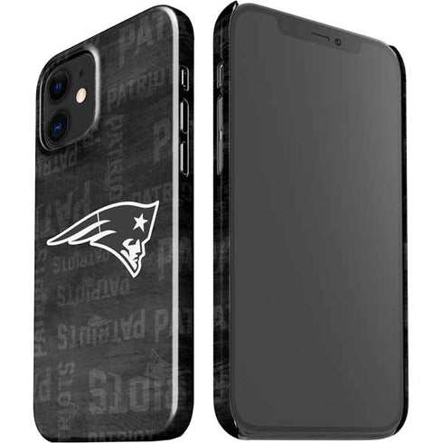 NFL New England Patriots Black & White iPhone 12 Mini Lite Case