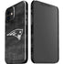 NFL New England Patriots Black & White iPhone 12 Mini Lite Case