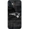 NFL New England Patriots Black & White iPhone 12 Mini Skin