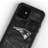 NFL New England Patriots Black & White iPhone 12 Mini Waterproof Case