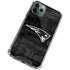 NFL New England Patriots Black & White iPhone 12 Pro Clear Case