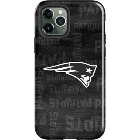 NFL New England Patriots Black & White iPhone 12 Pro Impact Case