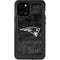NFL New England Patriots Black & White iPhone 12 Pro Max Waterproof Case